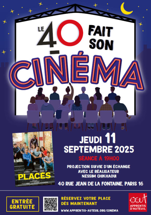 affiche du spectacle le 40 fait son cinema