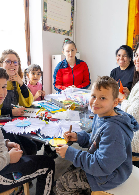 Maison des familles de Chambéry, atelier créatif