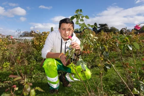 Elève du lycée horticole St Philippe à Meudon