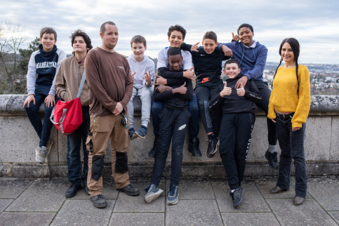 Les élèves en formation à St Philippe