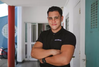 Portrait de Darice, en CAP agent de sécurité au Campus Elie à La Réunion