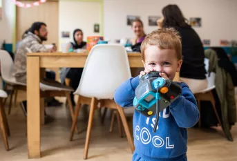 Photo de la maison des familles du Havre, Owen, 14 mois