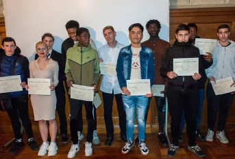 Remise de diplômes lors de la soirée de la réussite au lycée professionnel Saint-Philippe 