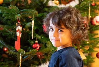 Thays, 4 ans, à l'accueil éducatif de jour Louis et Zélie Martin de Colmar