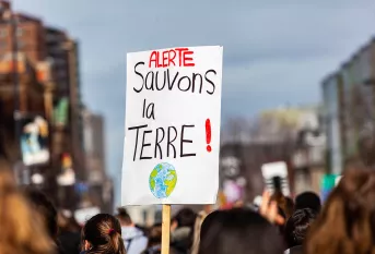 Manifestation pour la sauvegarde de l'environnement