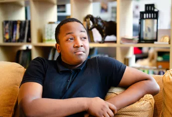 Portrait d'Abdul de l'IES Sainte-Thérèse