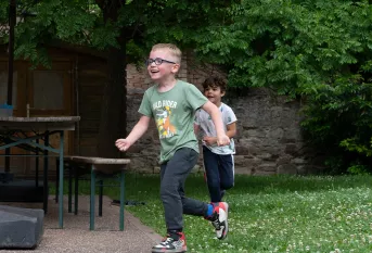 Enfants de la MECS Saint-François d'Assise de Strasbourg