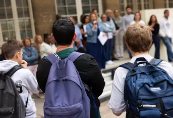 Rentrée des 6èmes au campus éducatif et écologique Saint-Philippe