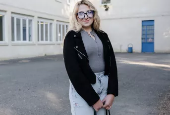 Chloé  en 2ème année de CAP Coiffure