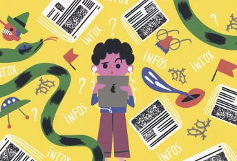 Illustration - apprendre à s'informer pour les jeunes