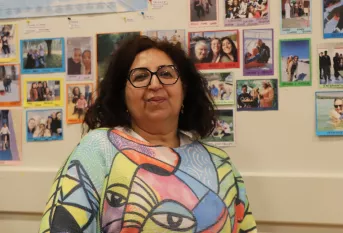 Ralia, maman de la Maison des familles de Vaulx-en-Velin