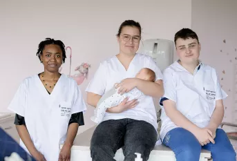 Jeunes en CAP SAPVER au lycée agricole Val de Drôme