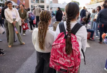 Jour de rentrée scolaire à l'école Madeleine Delbrêl