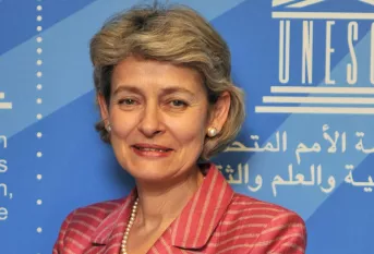 Irina Bokova, directrice générale de l'Unesco