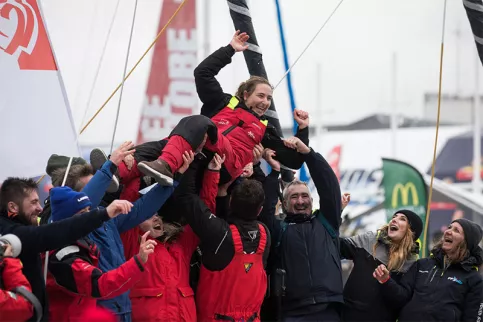 Arrivée de Violette Dorange