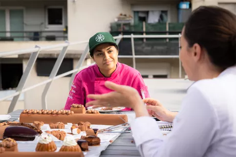 Christine, en stage chez Nina Métayer