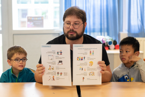 Ecole primaire Saint-Gabriel de Bagneux - Atelier sur les droits de l'enfant.