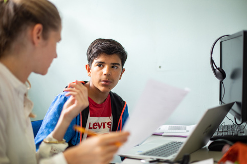 En classe relais, Mohamed se remobilise sur son projet professionnel.
