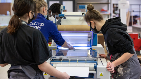 Bac Pro réalisation de produits imprimés et pluri-média option B productions imprimées