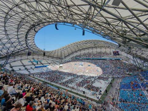 Le stade Vélodrome de Marseille