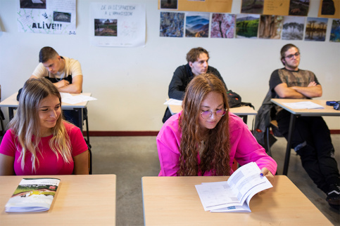 Jour de rentrée au Lycée professionnel Saint-Antoine 