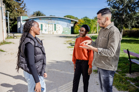 Deux boosters d'insertion avec une jeune accompagnée