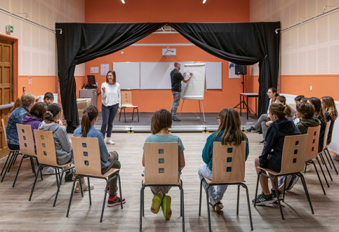 Les Sentinelles au collège Saint-Paul - session de formation