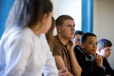 Séance d'EARS au lycée Notre-Dame  