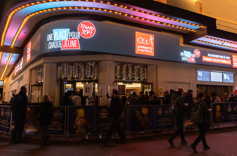 Stand up au Grand Rex, arrivée du public