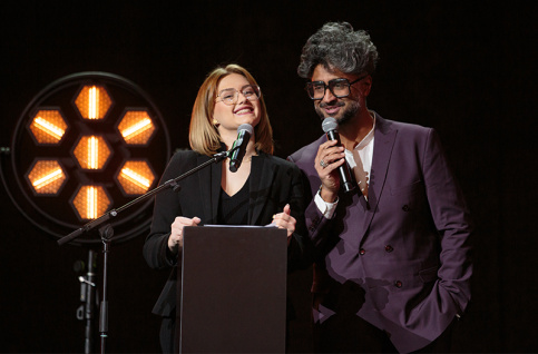 Stand up au Grand Rex, Céline et Sébastien Follin