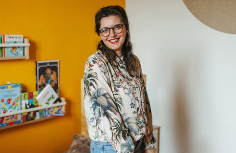 Maison des familles du Bassin Chambérien, portrait de Klara, une maman