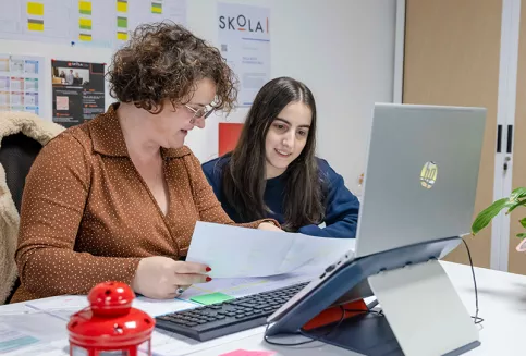 Dispositif SKOLA, Céline Rodio (CEFI) en entretien avec Roxane