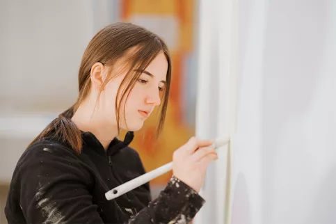 Lycée professionnel Saint-Michel, Yona , en 2ème année CAP peintre et applicateur de révêtements