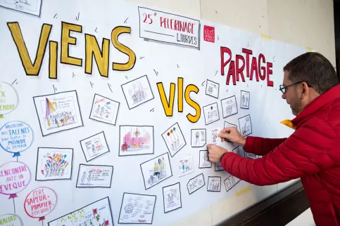 pèlerinage d'Apprentis d'Auteuil à Lourdes (65), 