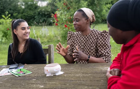 Soeur Sylvie Ngoy Wa Ndjibu à la MECS L'Annonciation de Clamart