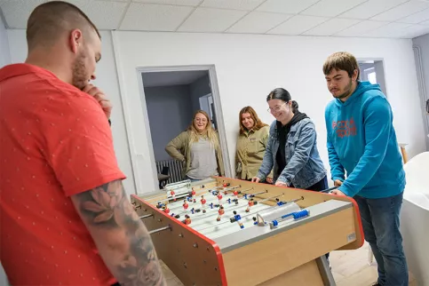 Dispositf d'insertion Boost Douai - partie de Baby foot