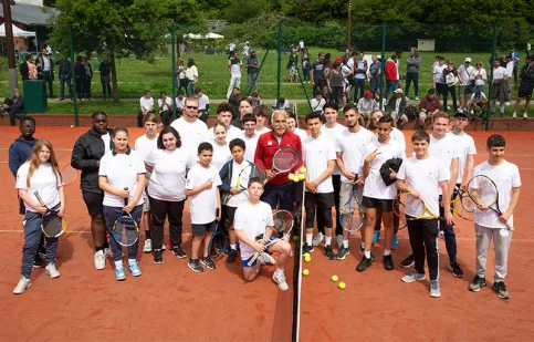 15 ème tournoi de tennis avec la Fondation Lacoste au haras de Jardy