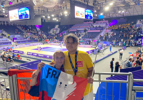 Deux jeunes filles du lycée agricole Val de Drôme aux jeux paralympiques