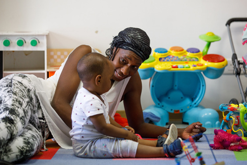 Dispositif Parent'Aise - Fanta et son bébé El Hadj