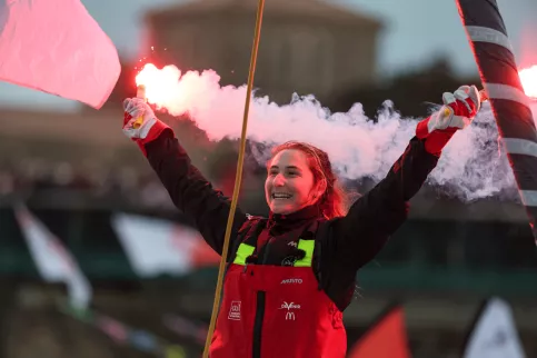 Arrivée de Violette aux Sables d'Olonne @Jean-MarieLiot / Alea