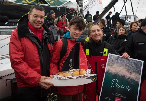 Arrivée de Violette Dorange