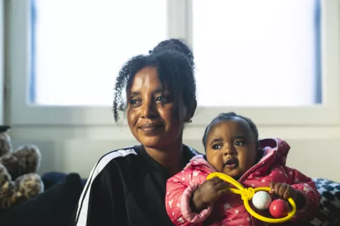 Maison des familles de Bordeaux - Ruta et sa fille