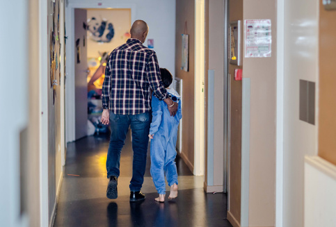 Nabil Keba-Kone, surveillant de nuit à la MECS La Valbourdine