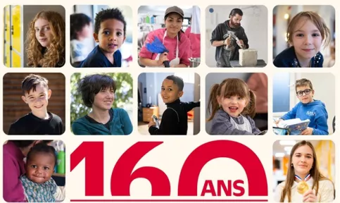 Montage de 12 photos de jeunes accueillis à Apprentis d'Auteuil