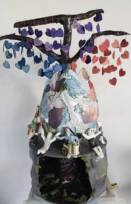 Concours artistique 2025, oeuvre de Chris, élève de CM2 de l'école Saint-Gabriel de Bagneux