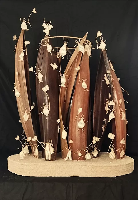 Concours artistique 2025, oeuvre d'un dispositif d'insertion à Mamoudzou (Mayotte)  