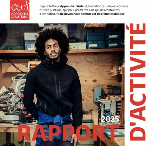 Couverture du rapport d'activités 2025