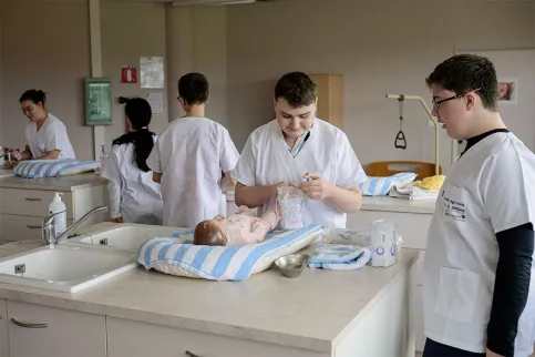 Jeunes en CAP SAPVER au lycée agricole Val de Drôme