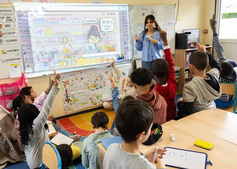 Sabrina de l'école Saint-Martin du Mans avec Morgane AMARU (enseignante CE2-CM2) 