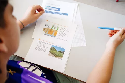 Lycée professionnel agricole Saint-François La Cadène, cours de Terminale Bac pro biologie écologie CPH 